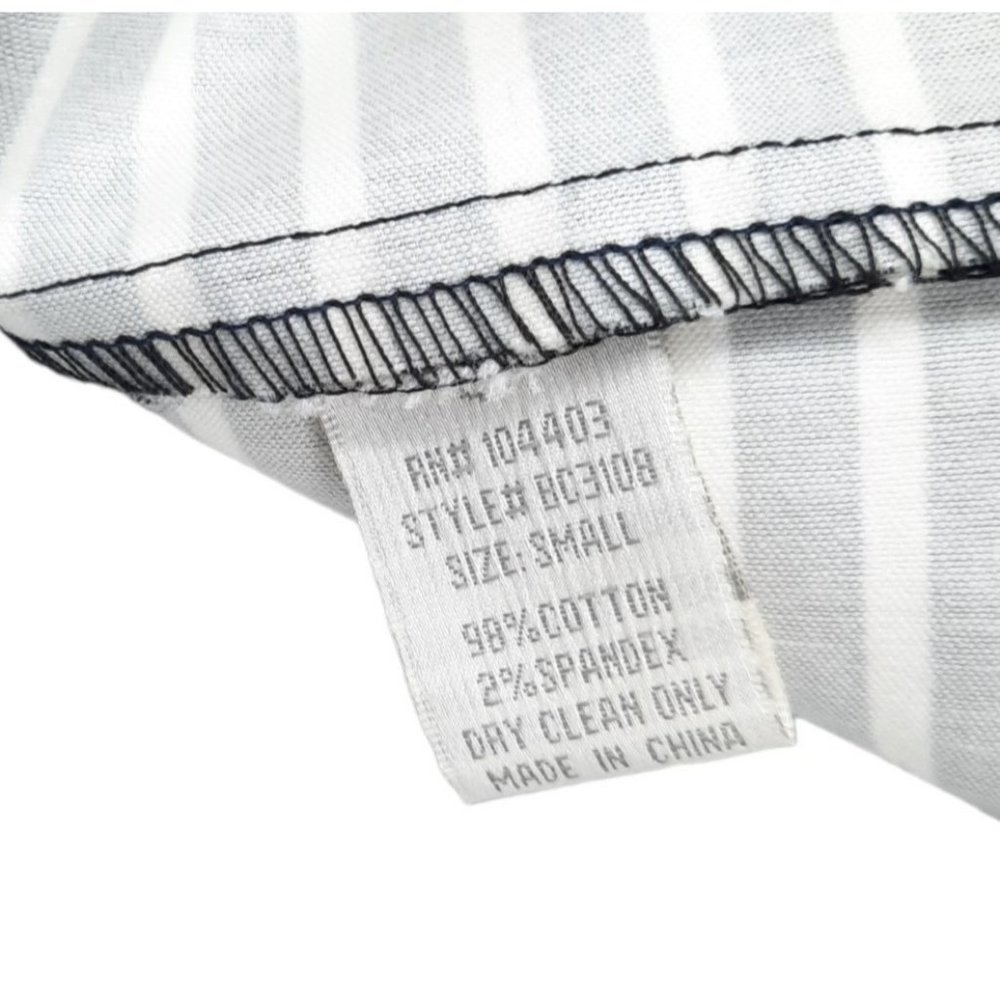 J.O.A. Los Angeles Black White Polka Dot Striped Pleated A-line Skirt Size S - Picture 9 of 10